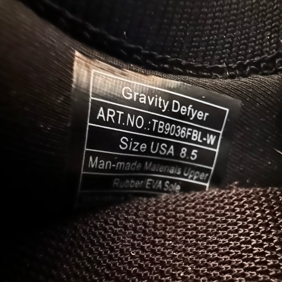 Gravity Defyer - Women's, G-Defy, Black, Sneakers, Athletic Shoes, Size 8.5 - Picture 9 of 12